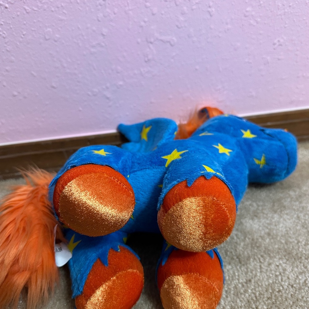 Neopets Starry Uni Blue Unicorn Pegasus 11" Plush Jakks Pacific 2008 horse star - Picture 5 of 10
